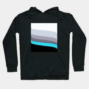 On a Curve - Teal Hoodie